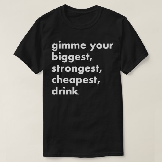 暗い場所で私を誘う Tシャツ (デザイン正面)