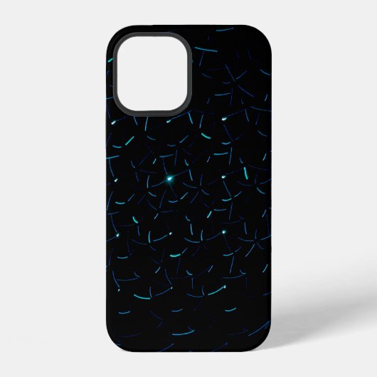 暗い場所のライトの装飾 iPhoneケース (裏面)