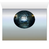 暗い墓地の背景 (内部横(下))