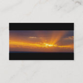 暗い夕焼けの写真 名刺 (裏面)