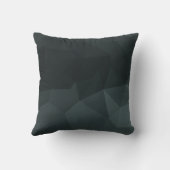 暗い多角形パターン クッション (裏面)