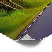 暗い夜を通る道 ポスター (角)