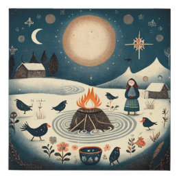 暗い夜 フェイクキャンバスプリント