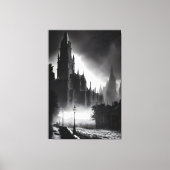 暗い大聖堂：霧の中の謎 キャンバスプリント (正面)