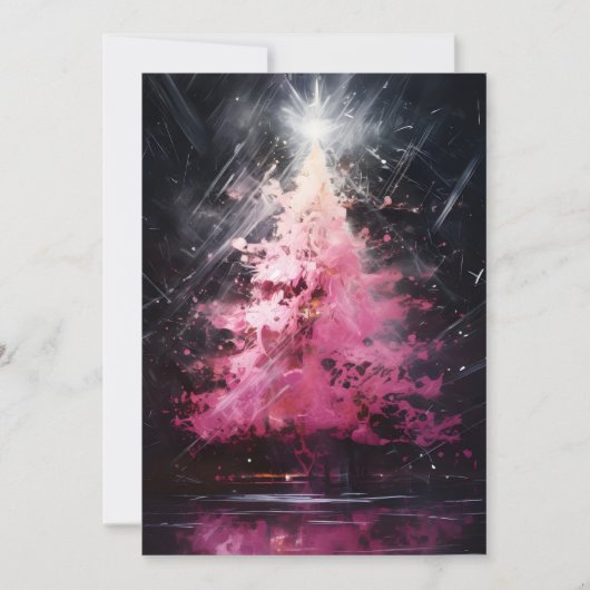 暗い奇妙な珍しいクリスマスカード シーズンカード (正面)