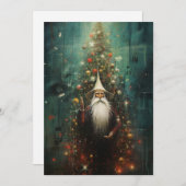 暗い奇妙な珍しいクリスマスカード シーズンカード (正面/裏面)