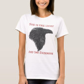 暗い女神のTシャツ Tシャツ (正面)