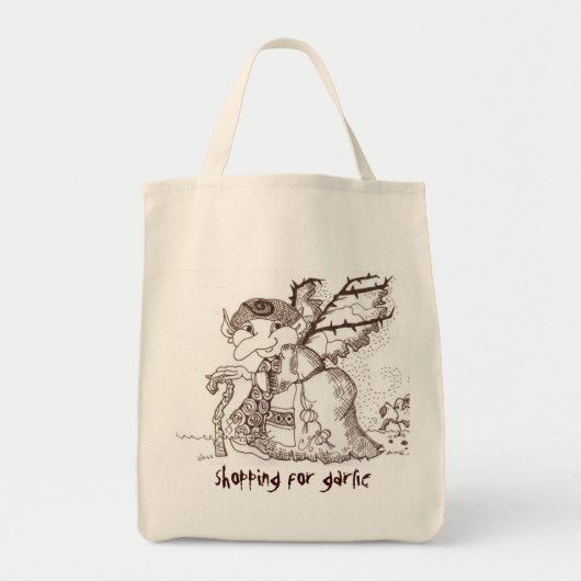 暗い妖精の国のババ トートバッグ (正面)