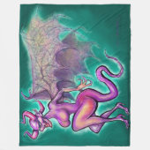 暗い妖精 フリースブランケット (正面)