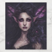 暗い妖精 ワインラベル (シングルラベル)