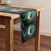 暗い孔雀の羽 ショートテーブルランナー (インサイチュ)