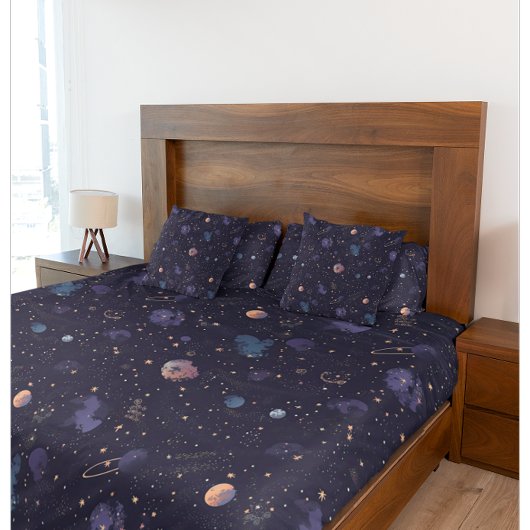 暗い宇宙惑星スターズネブラパターン 枕カバー