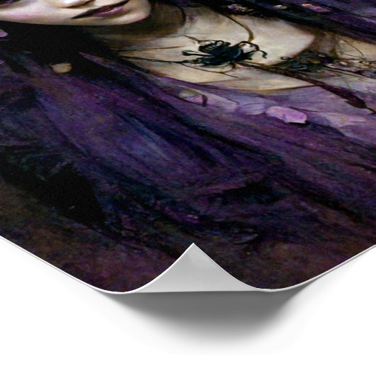 暗い小妖精や小人ゴシックゴシックファンタジーアートポスター ポスター (角)