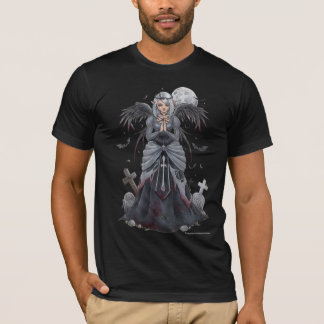 暗い尼僧の天使のワイシャツ Tシャツ