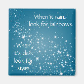 暗い引用文風景 マグネット (正面)