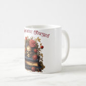 暗い恋愛に取り付かれる コーヒーマグカップ (正面右)