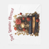 暗い恋愛に取り付かれる フリースブランケット (正面)