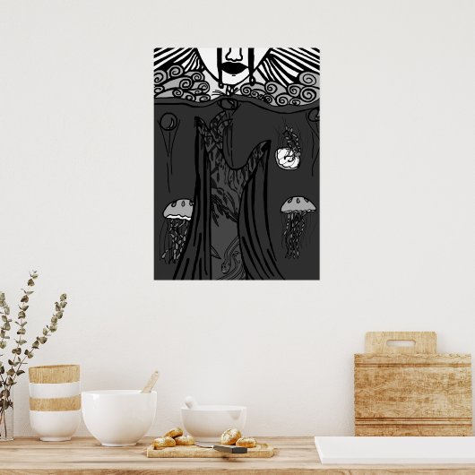 暗い悲しみ ポスター (キッチン)