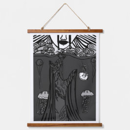 暗い悲しみ 吊り下げ型タペストリー
