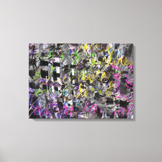 暗い感覚 キャンバスプリント (正面)