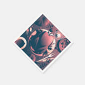 暗い感謝祭ディナー スタンダードカクテルナプキン (角)