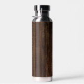 暗い懸命木目と木目 ウォーターボトル (右面)