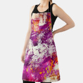 暗い抽象芸術のブロッツの背景 エプロン (インサイチュ)