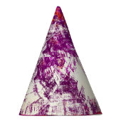 暗い抽象芸術のブロッツの背景 パーティーハット (右)