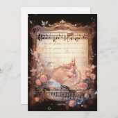 暗い抽象芸術クリスマスカード – デジタル シーズンカード (正面/裏面)