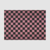 暗い挨りだらけのばら色および黒い点検 薄葉紙 (正面)