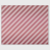 暗い挨りだらけの藤色および対角線は縞で飾ります ラッピングペーパー (フラット)