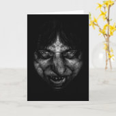 暗い挨拶状 カード (黄色い花)