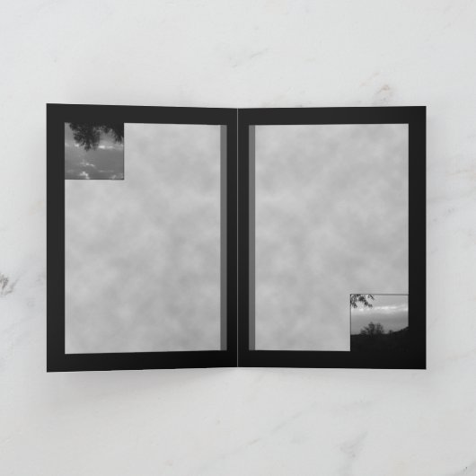 暗い日 カード (内部)