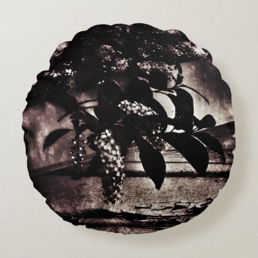 暗い春 ラウンドクッション (正面)