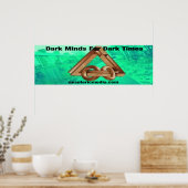 暗い時間のためのダークマインド90cm x 30cmポスター ポスター (キッチン)