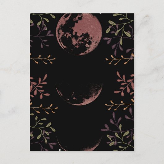 暗い月相 ポストカード (正面)