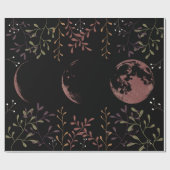 暗い月相 ラッピングペーパー (フラット)