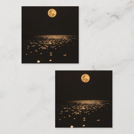 暗い月 スクエア名刺 (正面/裏面)