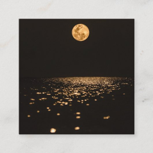 暗い月 スクエア名刺 (正面)