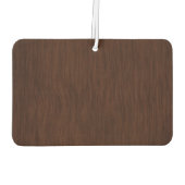 暗い木目の背景 カーエアーフレッシュナー (裏面)