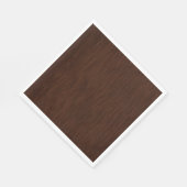 暗い木目の背景 スタンダードランチョンナプキン (角)