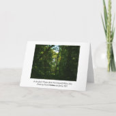 暗い森の中で カード (裏面)