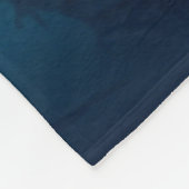 暗い森の中の小さなブー幽霊ハロウィーン フリースブランケット (角)