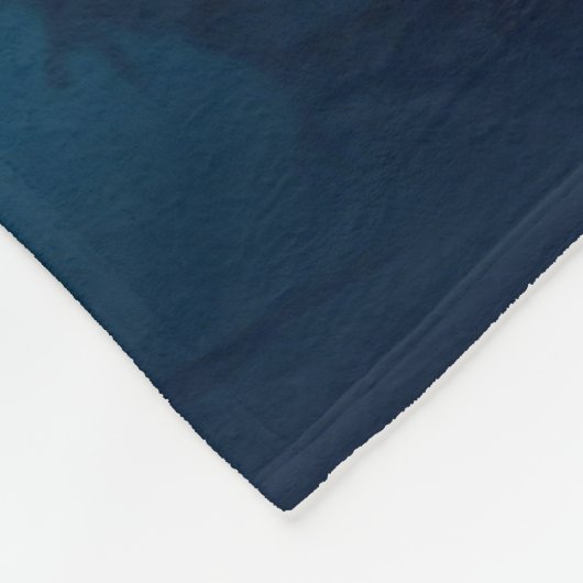 暗い森の中の小さなブー幽霊ハロウィーン フリースブランケット (角)