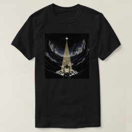 暗い森の神秘的なランタン Tシャツ