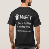 暗い森林超常的なMARCY Tシャツ (裏面)