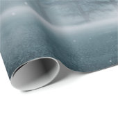 暗い森。木々の暗い暗いシーン、大きモーい ラッピングペーパー (ロールコーナー)