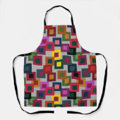 暗い正方形（光） エプロン (正面)