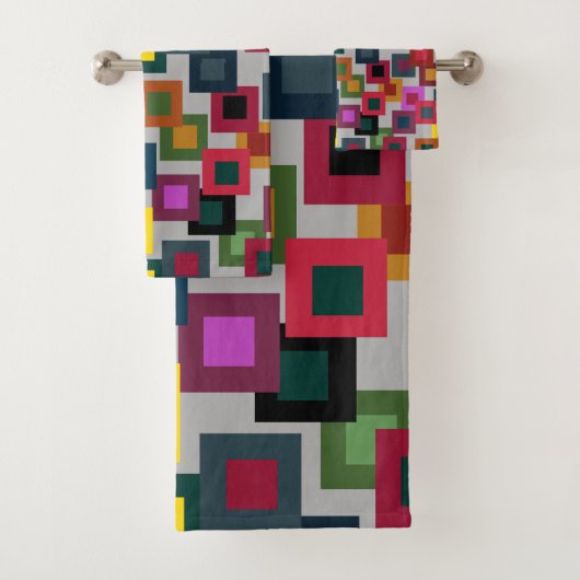 暗い正方形（光） バスタオルセット (インサイチュ)