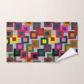 暗い正方形（光） バスタオルセット (ハンドタオル)